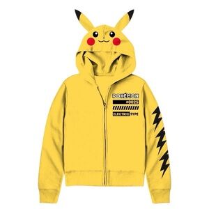 Pokemon - All Pika Suit V2 Boys Apparel, Graphic Long Sleeve Hoodie - NWOT